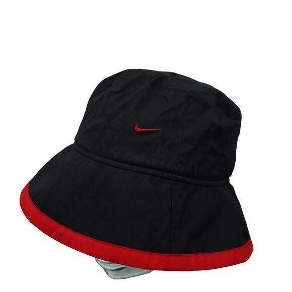 Vintage Nike Mini Swoosh Bred Bucket Hat - Picture 1 of 4
